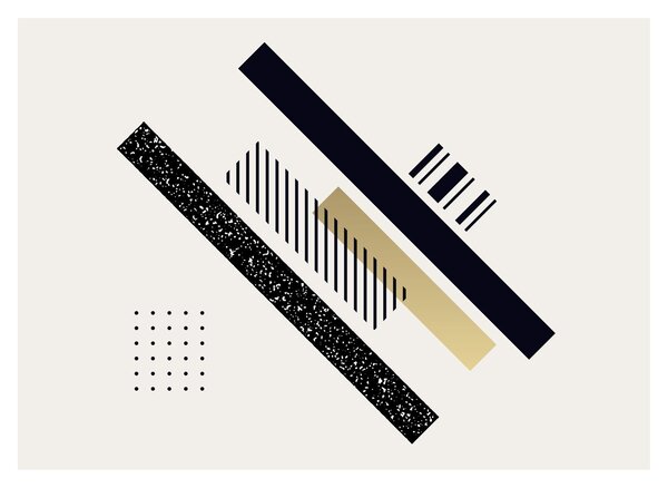 Tablou - Forme geometrice N⁰5 (70x50 cm)
