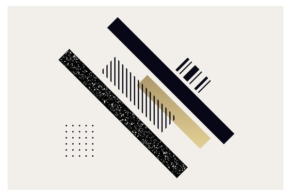 Tablou - Forme geometrice N⁰5 (90x60 cm)