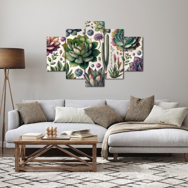 Tablou - Plante suculente (150x105 cm)
