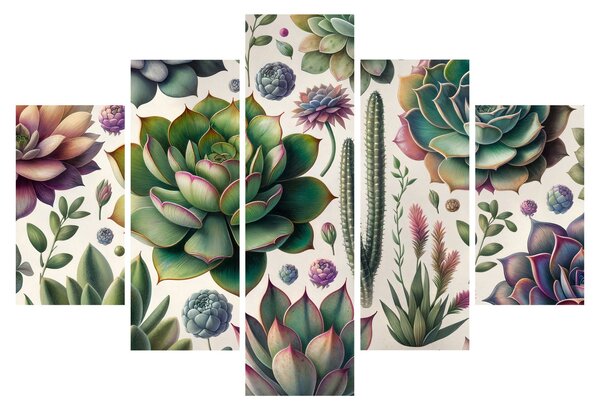 Tablou - Plante suculente (150x105 cm)