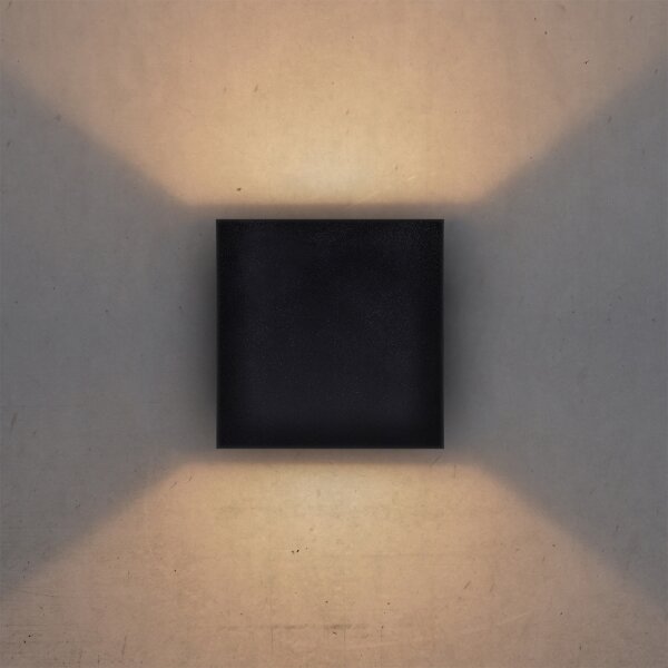 Aplică LED de exterior Brilagi CUBE LED/6W/230V IP54