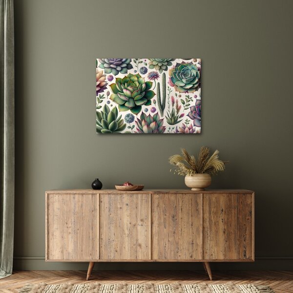 Tablou - Plante suculente (70x50 cm)
