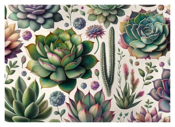Tablou - Plante suculente (70x50 cm)