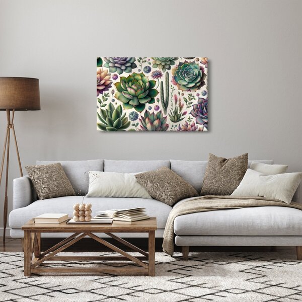 Tablou - Plante suculente (90x60 cm)
