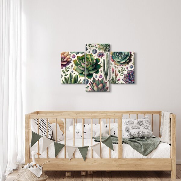 Tablou - Plante suculente (90x60 cm)