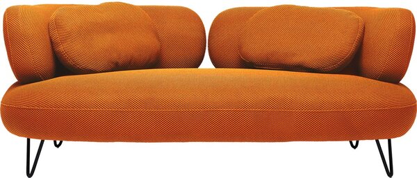 Canapea Peppo 2 locuri portocaliu 182cm