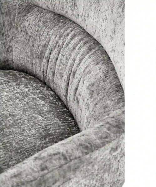 Fotoliu FRANCO, gri/negru, stofa clasica/metal, 80x83x104 cm