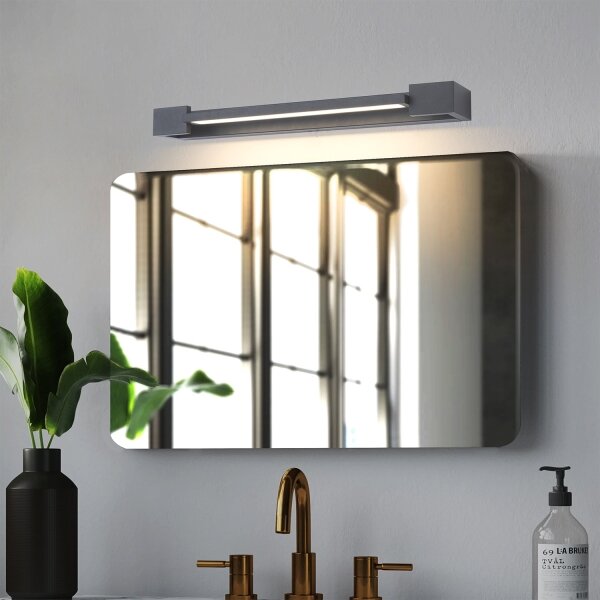 Brilagi Iluminare LED pentru oglindă AQUA LINE, 12 W, 230 V, 45 cm, IP44, antracit