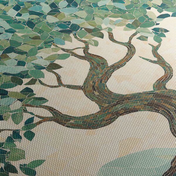 Tablou – Mozaic elegant cu arbore (120x50 cm)