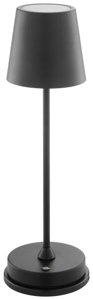 Brilliant - Lampă de masă LED ELORA, tactilă, reglabilă, reîncărcabilă, LED/2,5W/5V 2700K IP44 negru