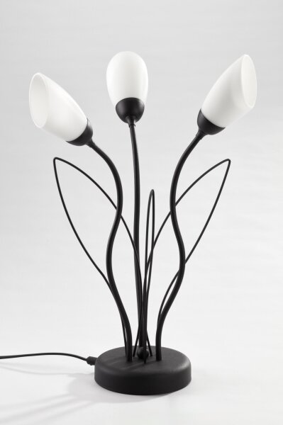Lampă de masă GLORIOSA Jupiter 2065 - 3xG9/14W/230V neagră