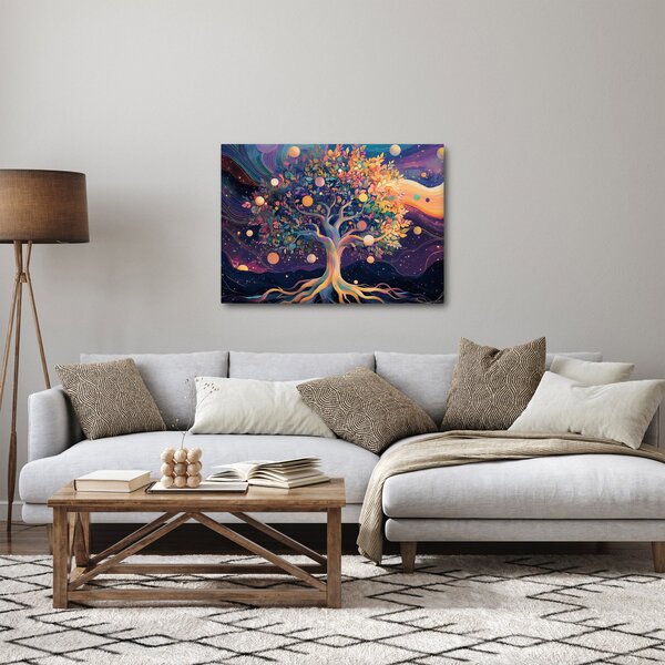 Tablou – Arbore violet plin de energie (70x50 cm)