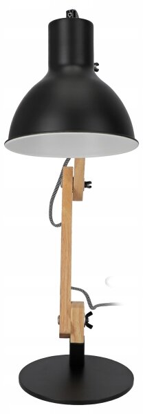 Lampă de masă, 1x E27, 40W, 230V, neagră