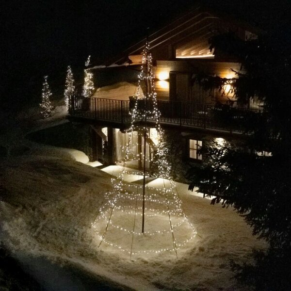 Twinkly TWP750SPP-BEU - Brad de Crăciun LED RGB pentru exterior, 750 LED-uri, 4 m, IP44, Wi-Fi