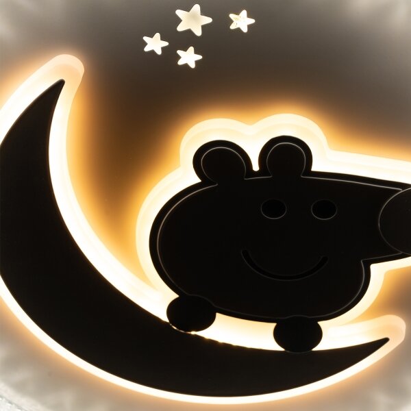 Brilagi - Plafonieră LED pentru copii PIGGY LED/70W/230V 3000/4500/6000K