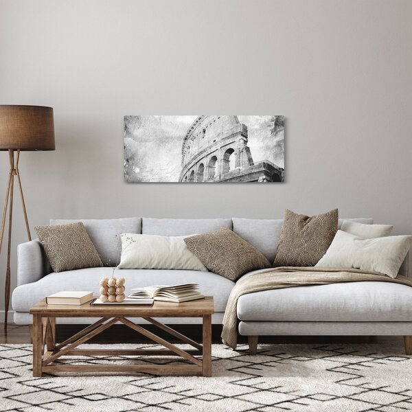 Tablou - Carte poștală de epocă a orașului N⁰1 (120x50 cm)
