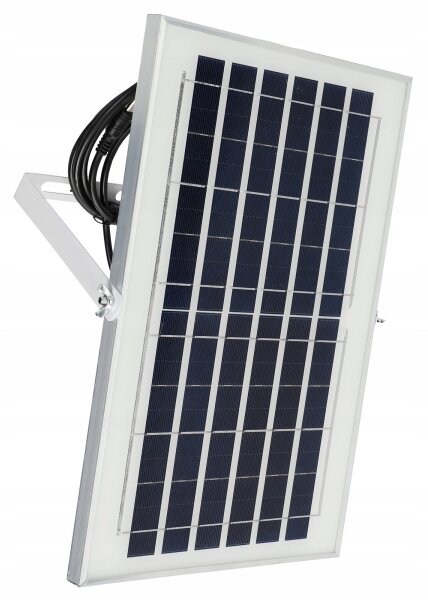 Proiector solar LED reglabil, 50 W, 3,2 V, 5000 K, 6000 mAh, IP65, negru + telecomandă