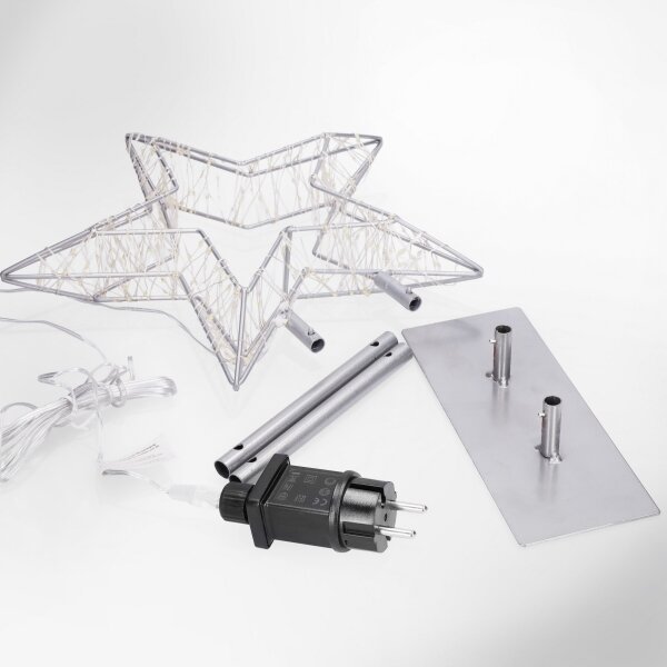 Brilagi - Decorațiune LED de Crăciun pentru exterior, stea, LED/3,6W/230V, IP44, 44x30 cm