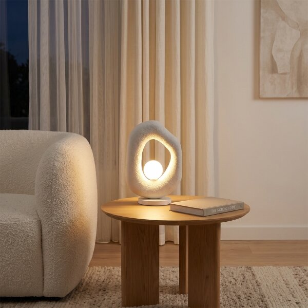 Brilagi - Lampă de masă WABI SABI 1xG9/8W/230V albă