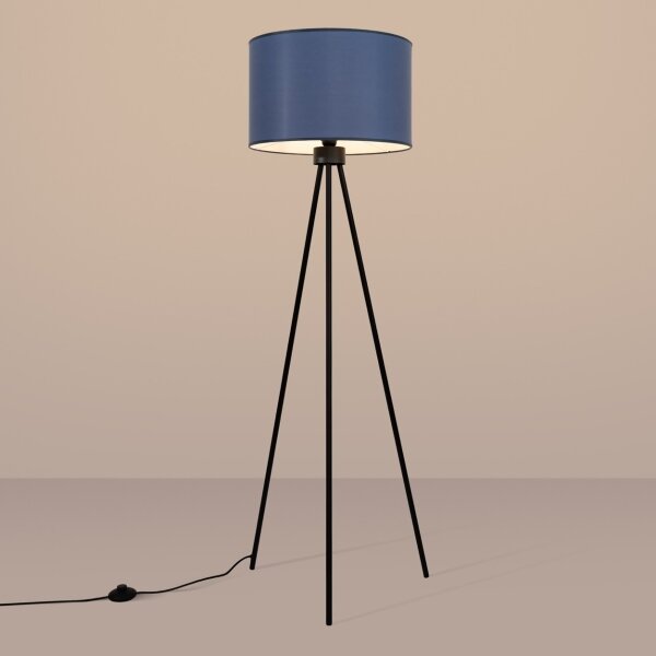 Sollux SL.1855 - Lampadar NEVIA 1xE27/15W/230V albastru