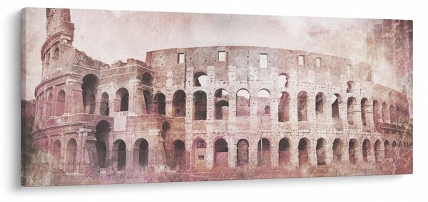 Tablou - Carte poștală de epocă a orașului N⁰2 (120x50 cm)