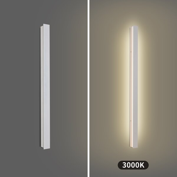 Brilagi -LED Lampă de perete pentru exterior LINEAR LED/22W/230V 3000K IP65 100 cm alb CRI 90