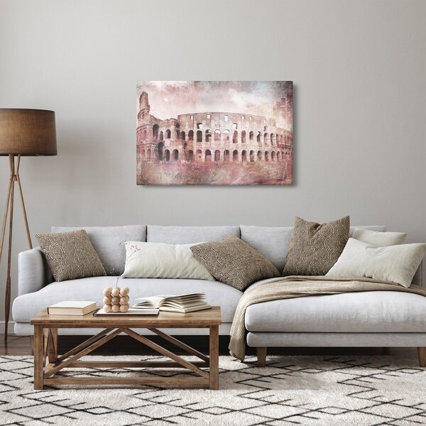 Tablou - Carte poștală de epocă a orașului N⁰2 (90x60 cm)