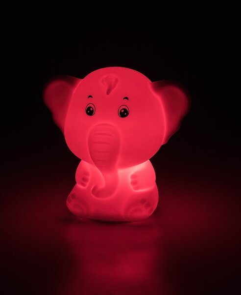 Rabalux 76042 - Lampă de veghe tactilă LED RGB LIGHTIMALS LED/0,05W/1xCR2032, elefant
