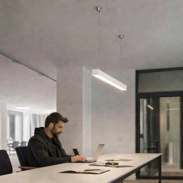 Brilagi - Lampă suspendată LED FULLDAY 10/15/20W 230V 2700/4000/6000K 60 cm alb