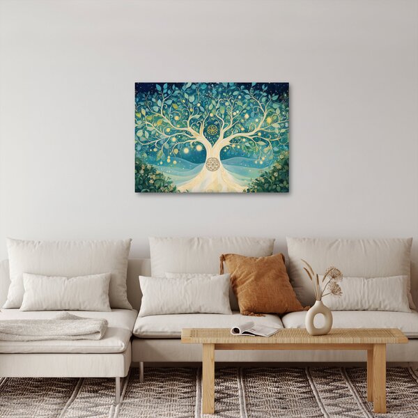 Tablou – Arbore magic cu spirale (70x50 cm)
