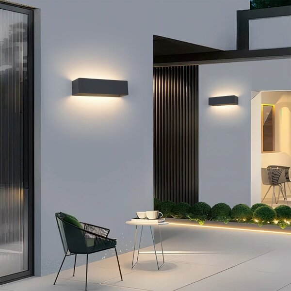 Brilagi - Aplică de exterior DONNANI LED, 12W, 230V, 30 cm, antracit, IP44