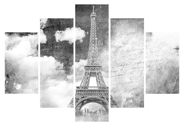 Tablou - Carte poștală de epocă a orașului N⁰3 (150x105 cm)