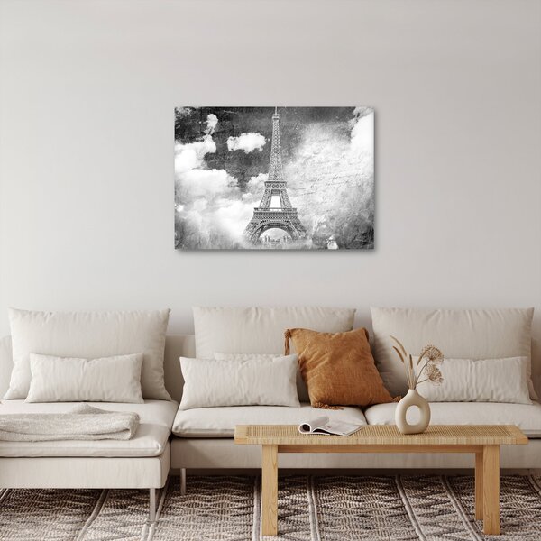 Tablou - Carte poștală de epocă a orașului N⁰3 (70x50 cm)