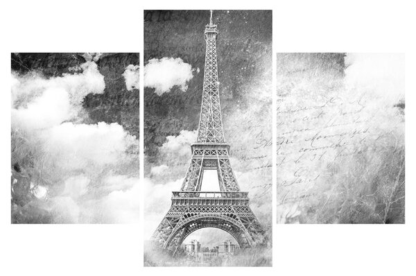 Tablou - Carte poștală de epocă a orașului N⁰3 (90x60 cm)