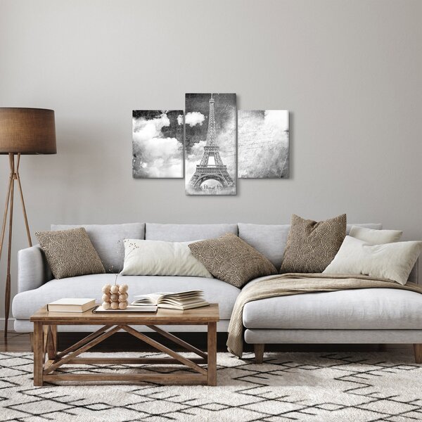 Tablou - Carte poștală de epocă a orașului N⁰3 (90x60 cm)