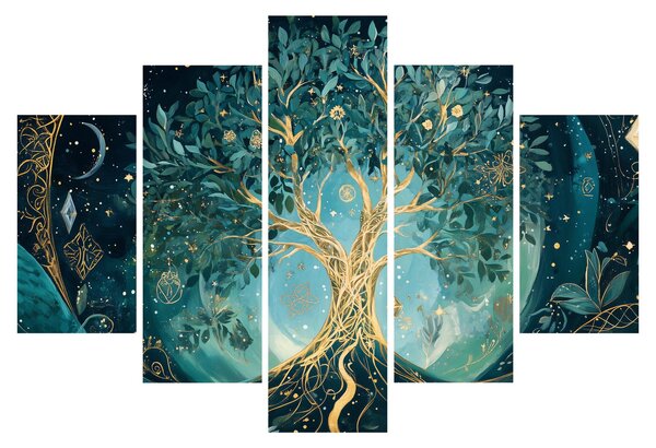 Tablou – Arborele vieții în univers (150x105 cm)