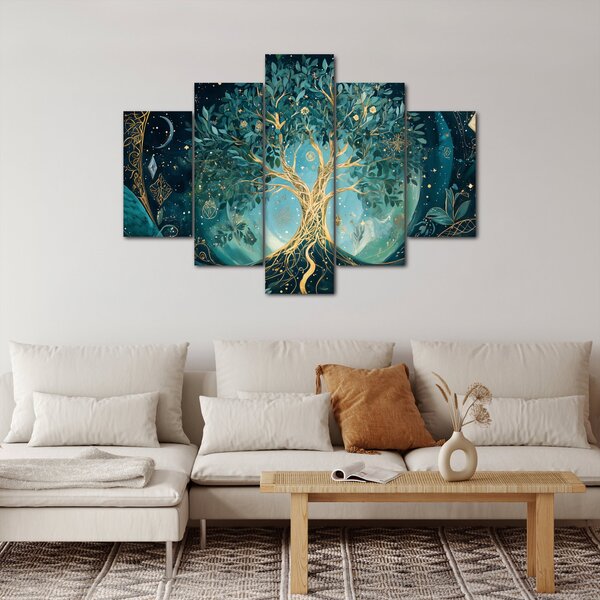 Tablou – Arborele vieții în univers (150x105 cm)