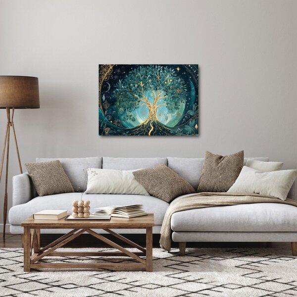 Tablou – Arborele vieții în univers (70x50 cm)