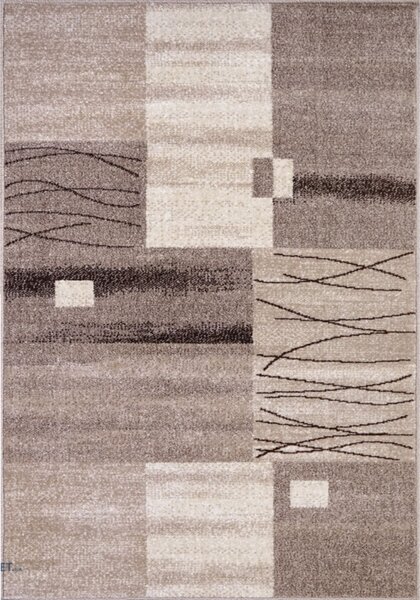Covor Living Dormitor, Model Mira 24120 120 , Dreptunghiular, Bej Maro Dreptunghi, 160x230