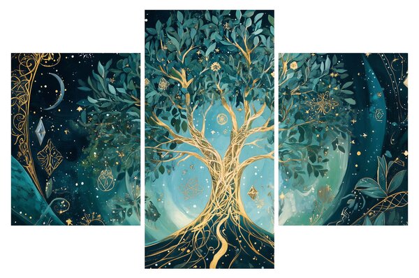 Tablou – Arborele vieții în univers (90x60 cm)