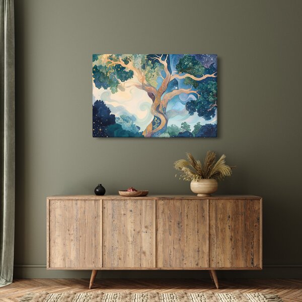 Tablou – Arbore cosmic (90x60 cm)
