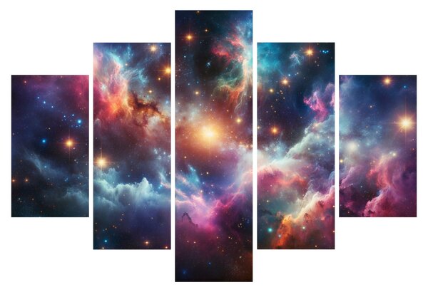 Tablou - Univers întunecat (150x105 cm)