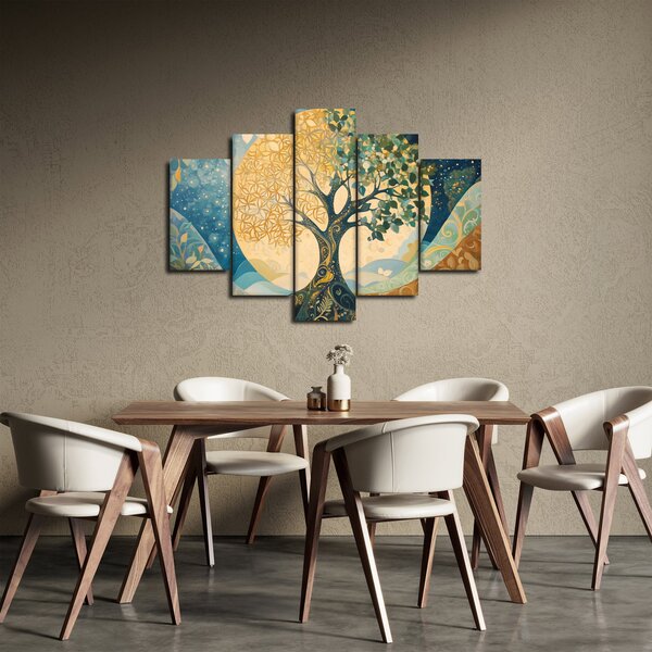 Tablou – Arborele vieții în lună (150x105 cm)