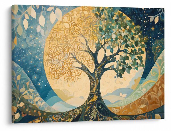 Tablou – Arborele vieții în lună (70x50 cm)