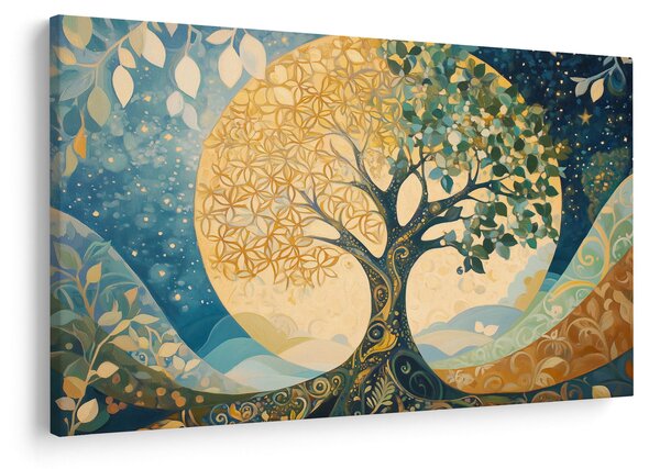 Tablou – Arborele vieții în lună (90x60 cm)