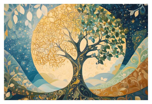 Tablou – Arborele vieții în lună (90x60 cm)