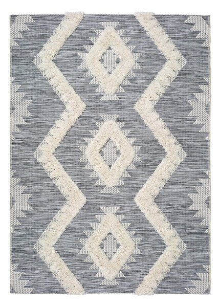 Covor Universal Cheroky Merto, 115 x 170 cm, alb - gri