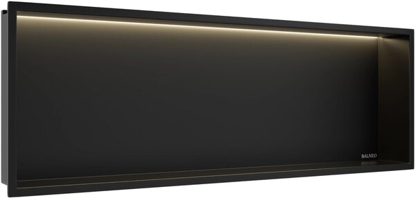 Balneo Wall Box raft de nișă 90 cm negru B0101020109-3