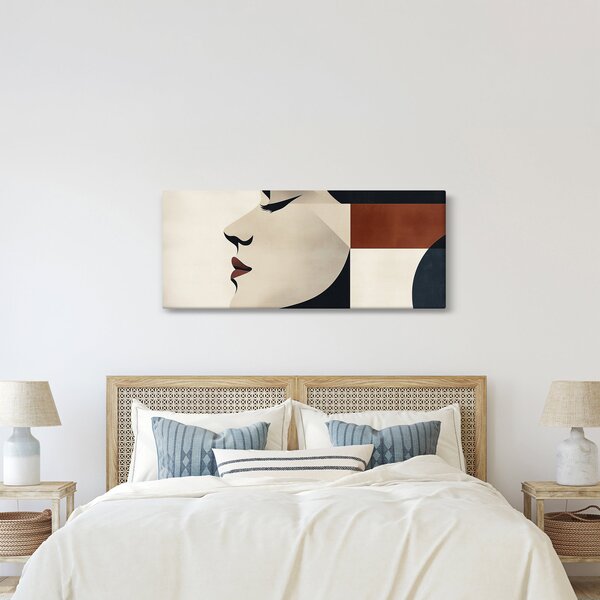 Tablou - Femeie din profil (120x50 cm)