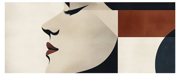 Tablou - Femeie din profil (120x50 cm)